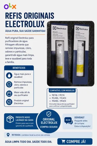 Filtro para Purificador Electrolux Original - Pronta Entrega