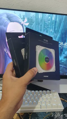 2x Fans TF120 Preta + MousePad TGT - Aceito cartão e entrego