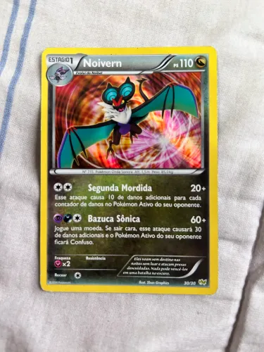Carta Pokémon Noivern holofoil Xy