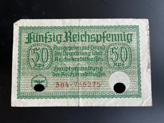 Cédula de 50 Reichspfennig de 1940-1945