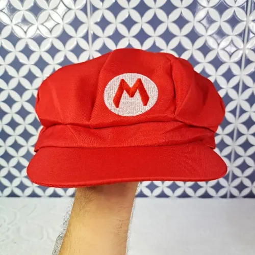 Boné Cap Super Mario Bros. Irmãos. Nintendo 64, Snes, Super. Games