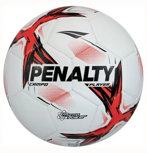 Bola Penalty Futebol Campo Player XXV bco/vrm