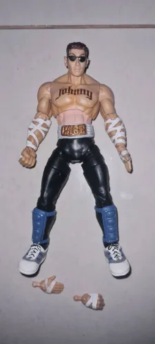 boneco de ação johnny cage mortal kombat mk9