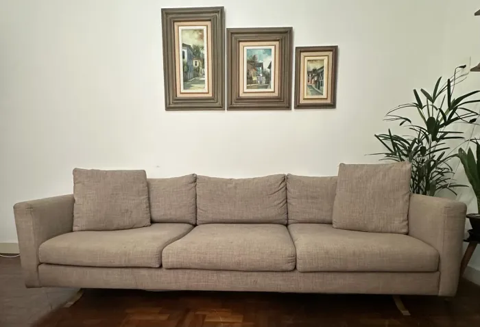 Sofá de linho 2.50m