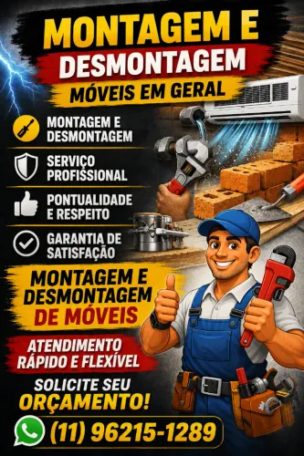 Serviço de Montagem e Desmontagem de Moveis Residenciais em Peruíbe