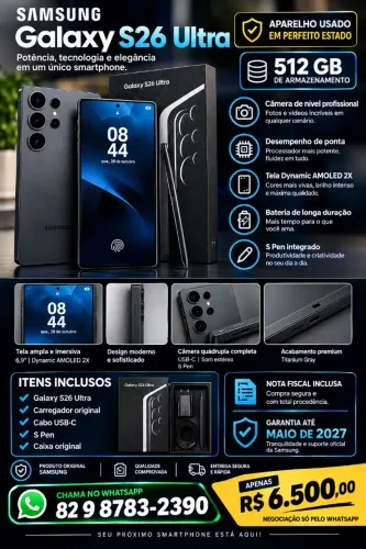 Vendo Galaxy S26 Ultra 512Gb