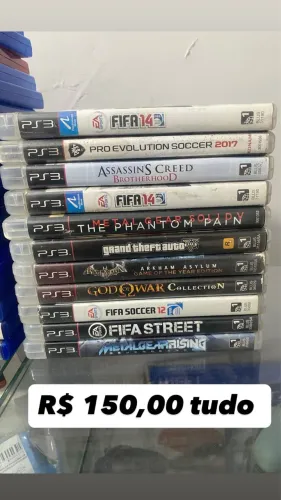 Pacote de jogos ps3
