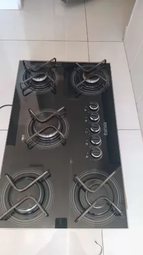 Fogão cooktop 5 bocas itatiaia