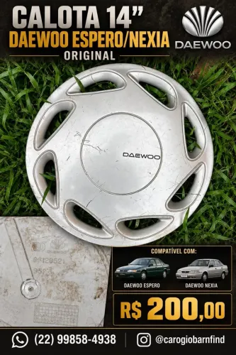 Calota 14 Daewoo Espero Nexia Original-Rara