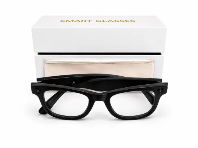 Óculos Smart Glasses 4K com Câmera, Foto, IA e Bluetooth | Novo