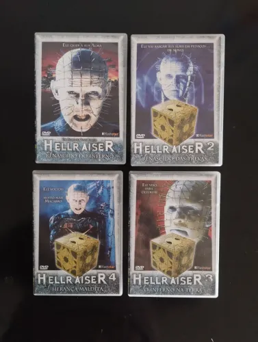 dvd hellraiser 1-4 quatrilogia clássica
