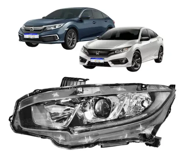 Farol Honda Civic G10 2017 2018 2019 2020 2021 Le Esquerdo/motorista