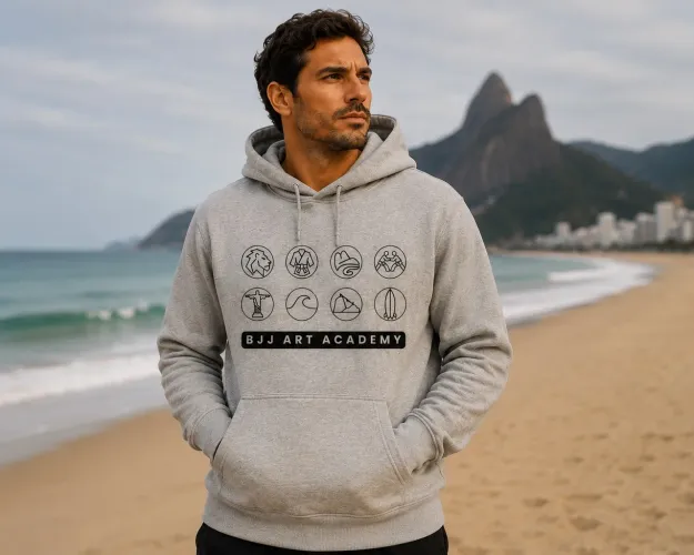 Casaco em moletom BJJ ART ACADEMY