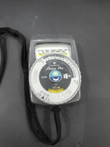 Fotômetro Gossen Luna-Pro antigo original item de colecionador 