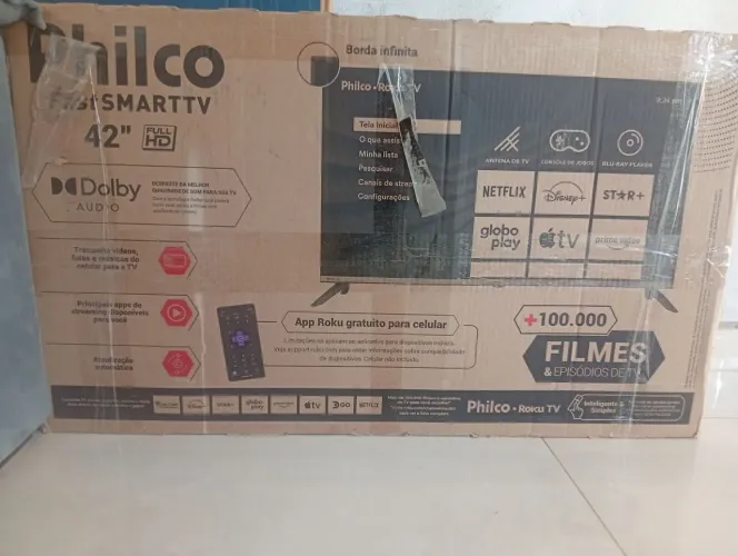 TV Philco Roku TV 42" Full HD - Excelente Estado