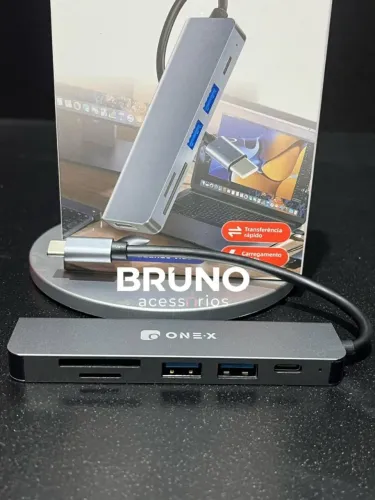 Hub usb c multifunções HUB-7566