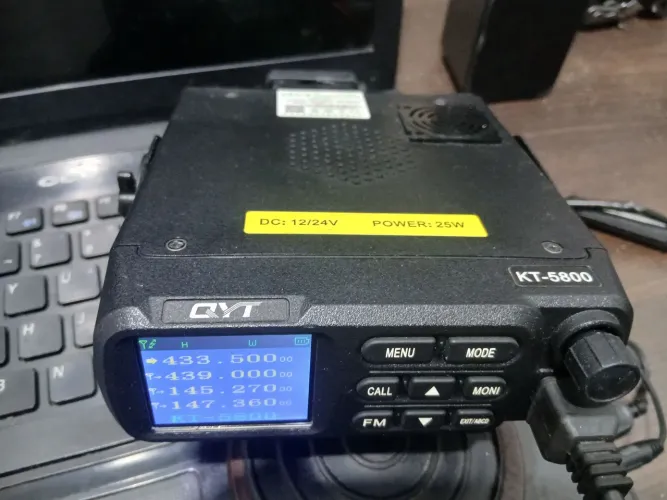 Rádio qyt kt5800 dual band