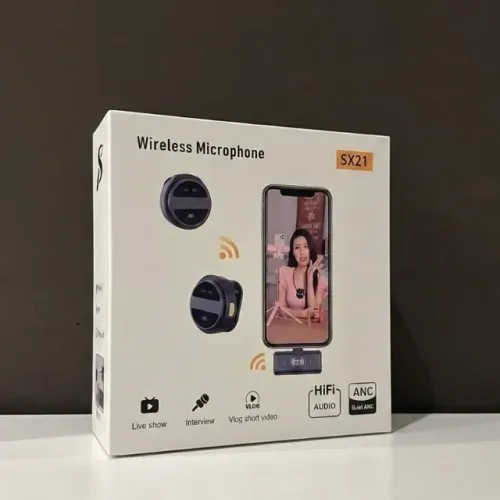MICROFONE DE LAPELA SEM FIO WIRELESS