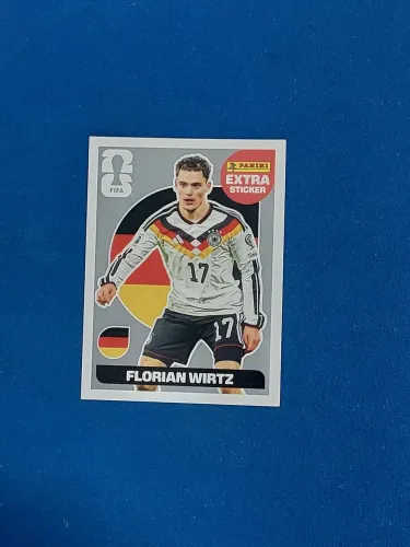 Figurinha Florian Wirtz Prata Extra Sticker original copa 2026