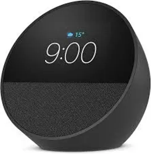 Echo Spot Com Alexa Despertador Inteligente Preto Amazon