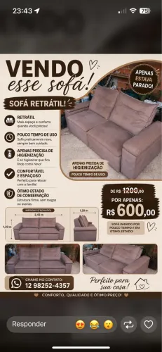 SOFÁ RETRÁTIL