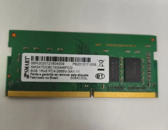 Memória 8GB DDR4 - 2666 Smart - Notebook