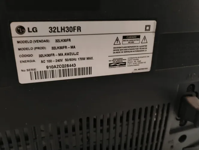 Tv LG 32 polegadas 32LH30FR