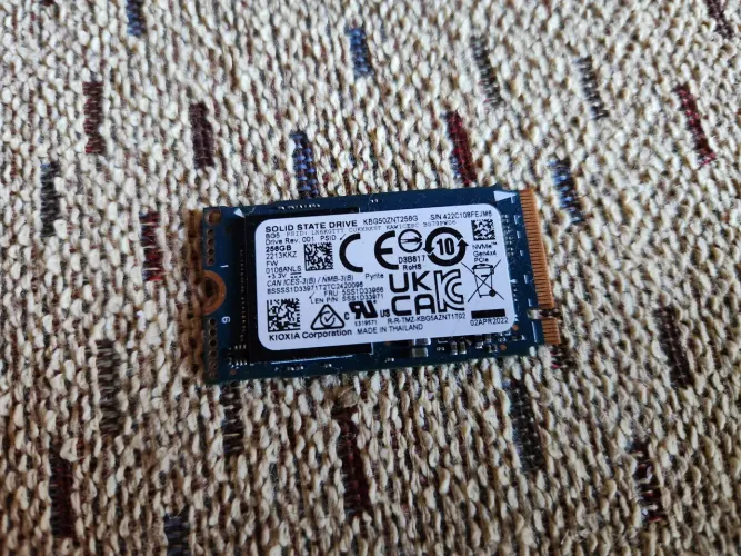 Ssd 256gb m.2 nvme 2230 3500mbps