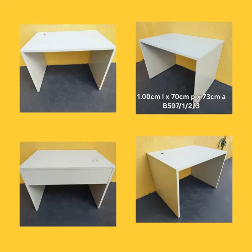 Mesa escritório 1.00x70cm branca