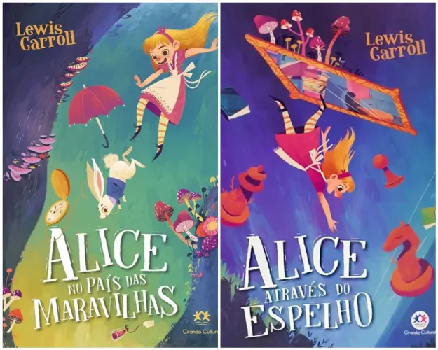 2 Livros Lewis Caroll