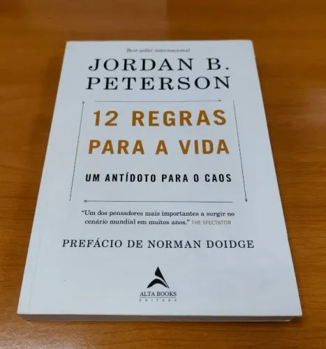 Livro 12 Regras para a Vida: Um Antídoto para o Caos - Jordan B. Peterson (Seminovo)