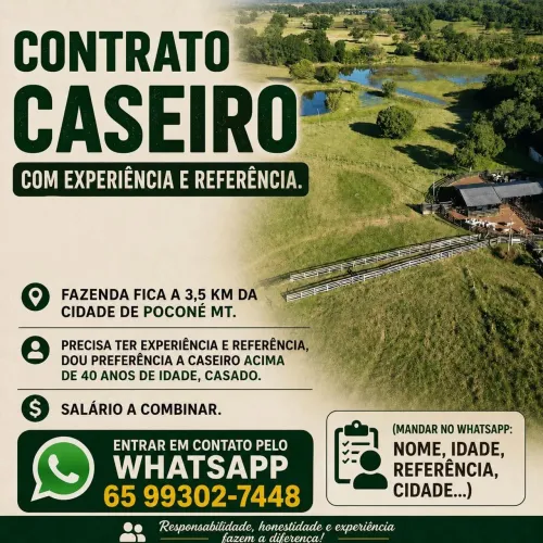 Caseiro com experiência