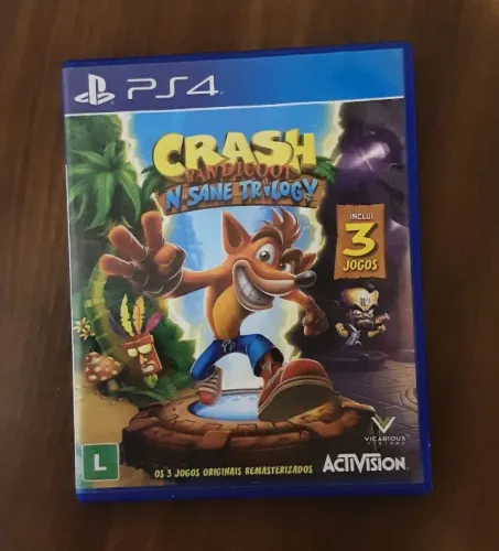 PS4 Crash Bandicoot 3 em 1