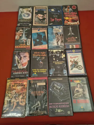 Super acervo de VHS Terror anos 80 raridades