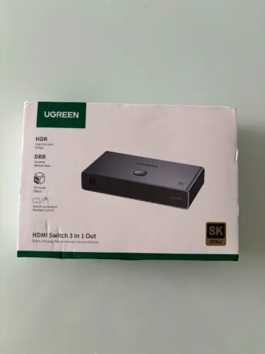Switch HUB HDMI 2.1 8k 4k 3 em 1