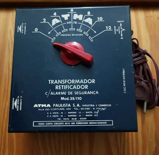 Transformador para trem elétrico Frateschi