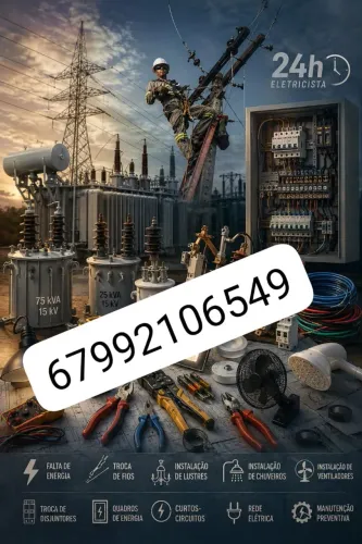eletricista 24 horas disponível