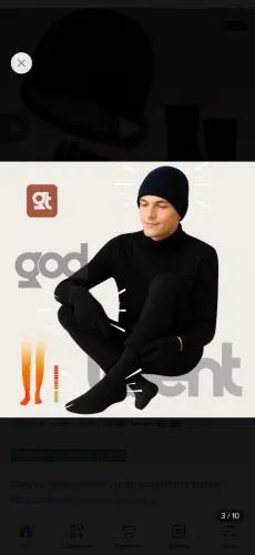 Kit Frio Touca Gorro Luva Meia Sport Térmica Inverno Unissex Preto Un Liso