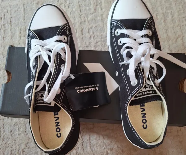 tênis converse all star preto 36