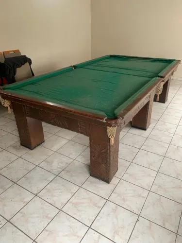 Mesa de sinuca profissional antiga 