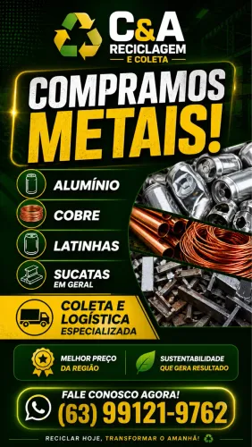 Compra e coleta de entulhos metálicos 