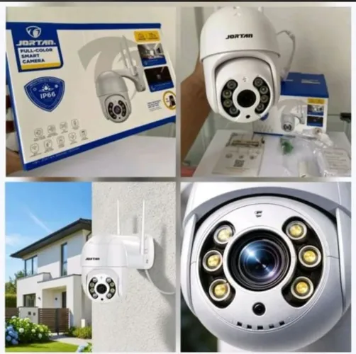 Câmera de Segurança Wifi Jortan 360° Full HD - Nova na Caixa
