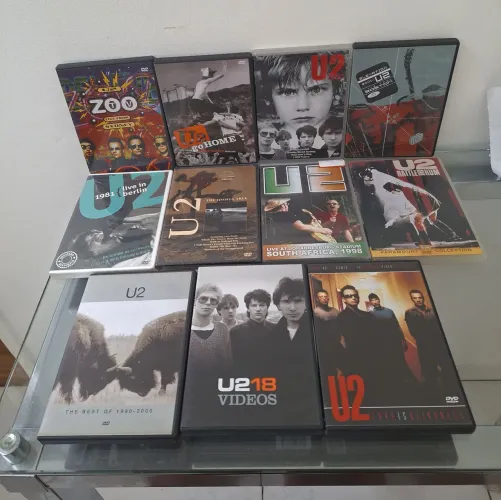 Coleção dvds U2 são 11 todos excelente estado