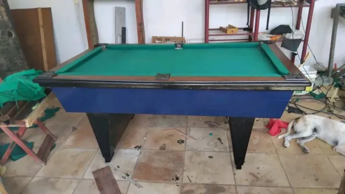 Sinuca pra comercio 1x80 por 1x15 madeira maciça campo de pedra