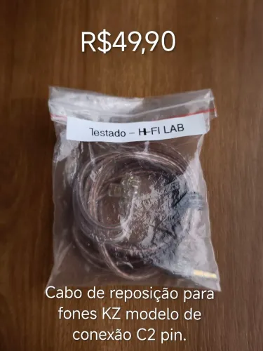 Cabo de reposição para fones KZ