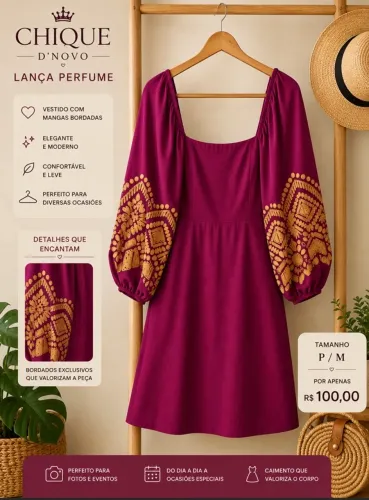 Vestido Lança perfume