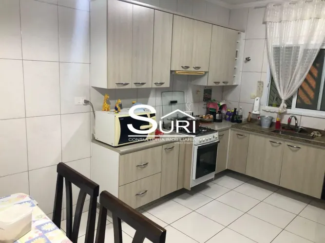Sobrado com 3 dormitórios à venda, 89 m² por RS 792.600,00 - Vila Alto de Santo André - Sa
