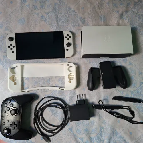 Nintendo Switch Oled Branco Mario Kart