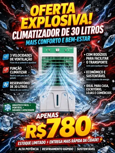 Climatizador 30 litros