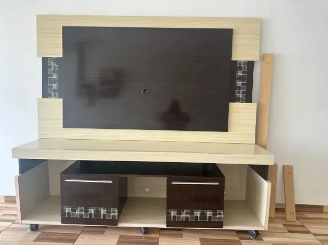 Painel para tv + rack